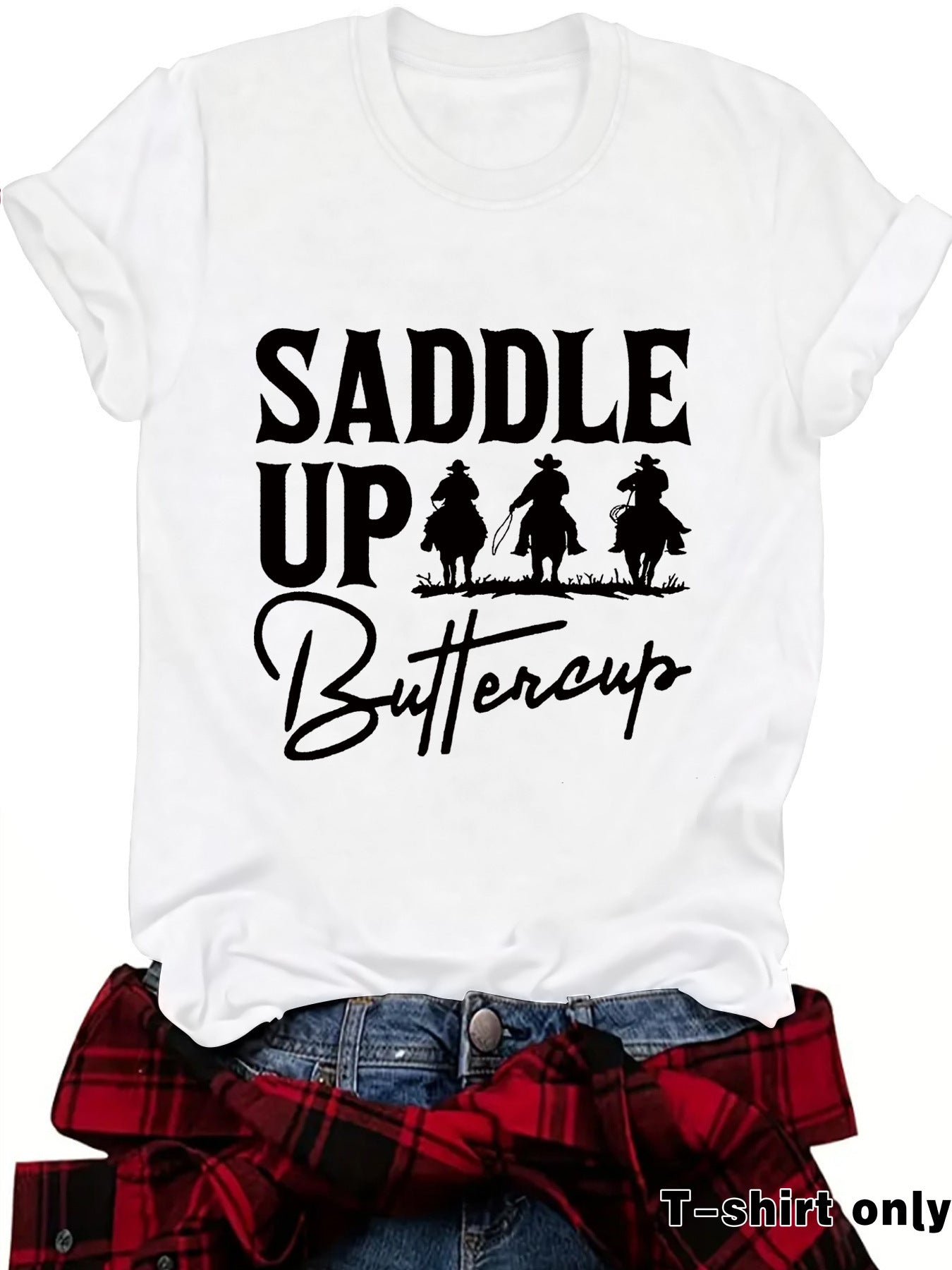 Short sleeved Western T-shirt