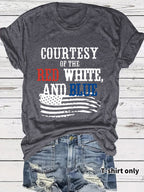 Short sleeved patriotic t-shirt