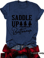 Short sleeved Western T-shirt