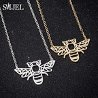 Gold Bee Pendant Necklace & Pendants Party Honey Bee Accessories Everyday Jewelry