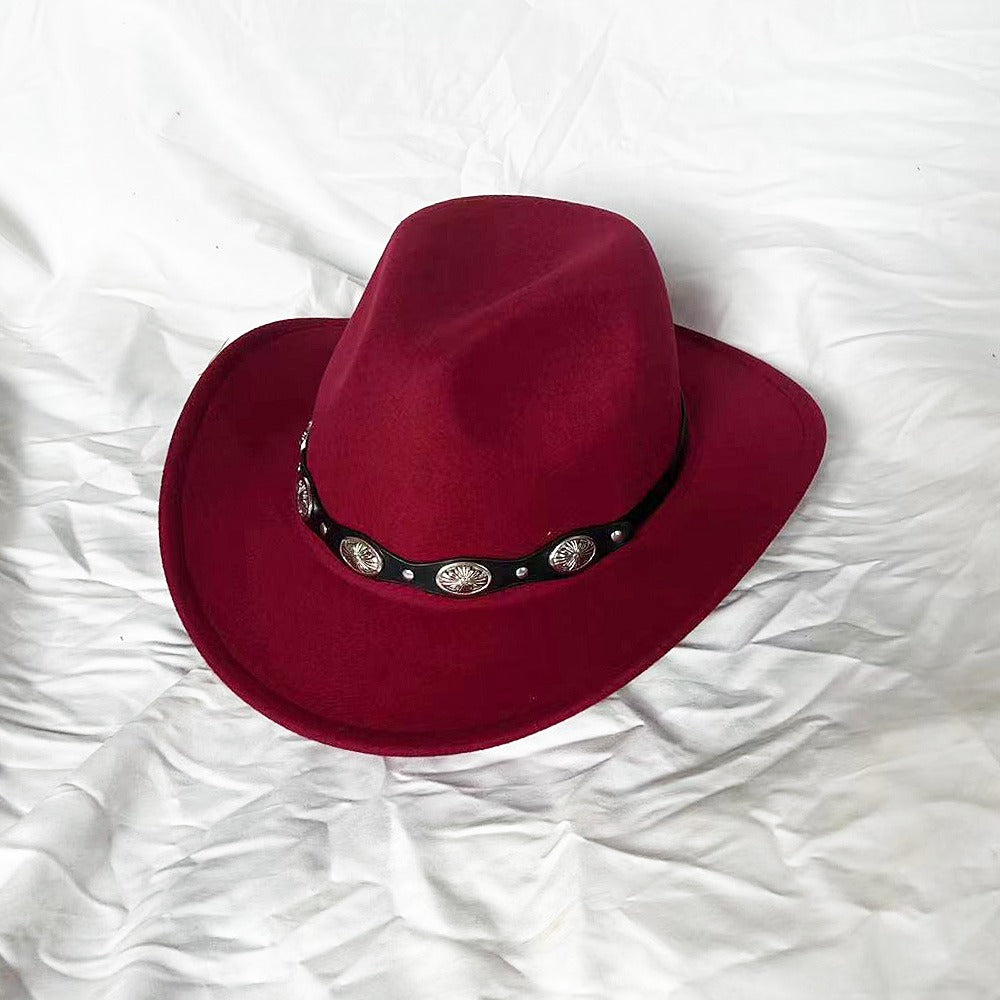 Western Woolen Felt Hat Vintage Style Hat