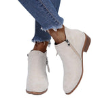 Boots Women's Thick Heel Side Zipper