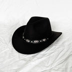 Western Woolen Felt Hat Vintage Style Hat