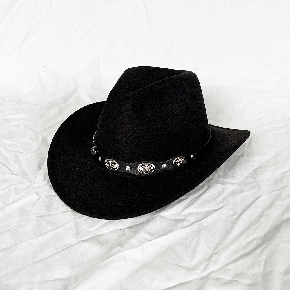 Western Woolen Felt Hat Vintage Style Hat