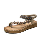 New Bohemian National Style Thick Soled Sandals Are Comfortable For Women