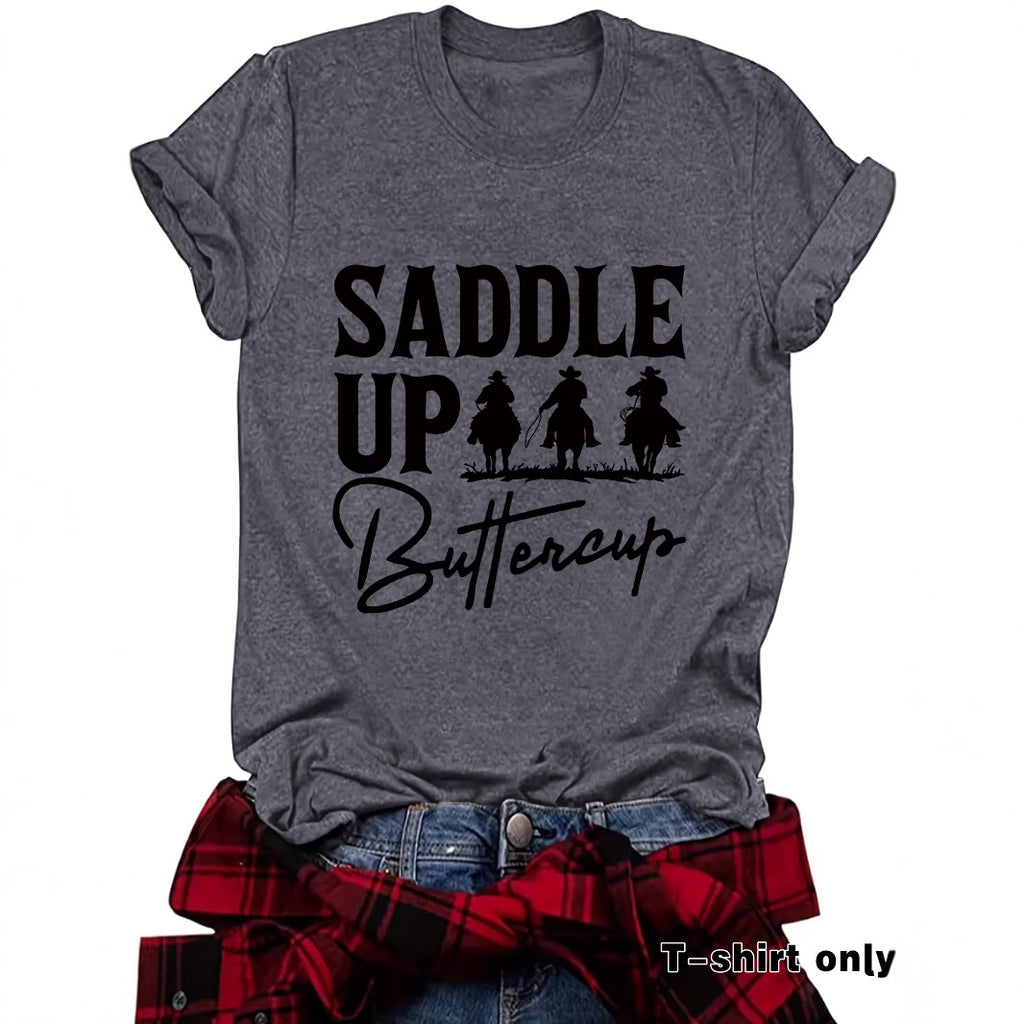 Short sleeved Western T-shirt