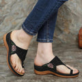 Summer Sandals Women's Shoes Electric Embroidery Flip Flops