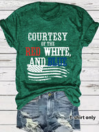 Short sleeved patriotic t-shirt