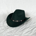 Western Woolen Felt Hat Vintage Style Hat
