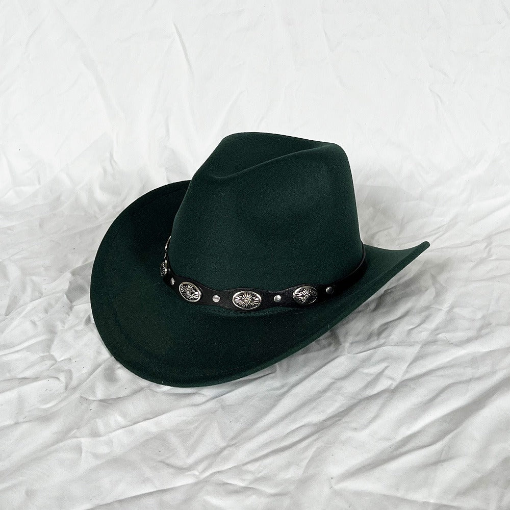 Western Woolen Felt Hat Vintage Style Hat