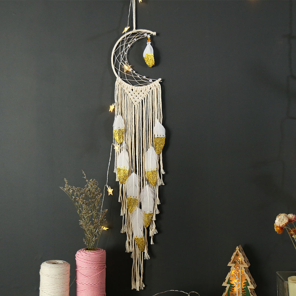 Hand Woven Cotton Thread Tassel Tapestry Wall Tapestry Hangings Background Boho Wall Hangings