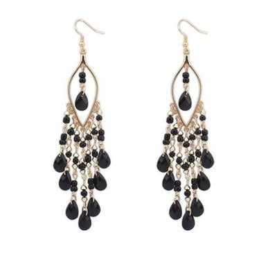 Bohemian droplet tassels earrings