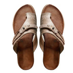Large Slipper Sandals Summer Flat Bottom Retro Sandals