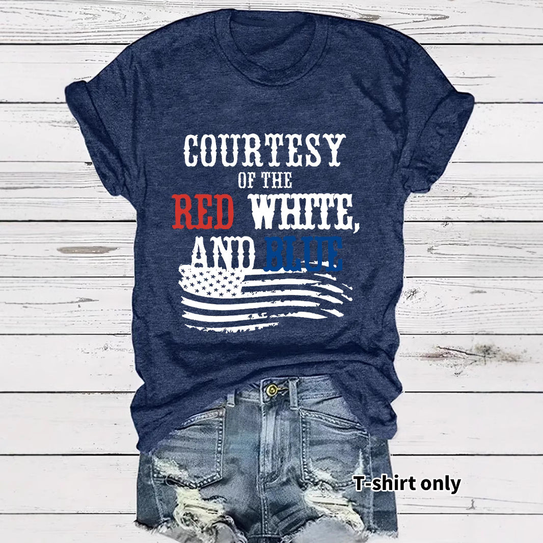 Short sleeved patriotic t-shirt