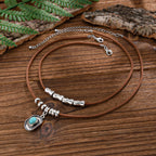 Turquoise Necklace Set Cactus, Star, Cowboy hat, pearl,  Alloy Pendant Neck Chain Collar