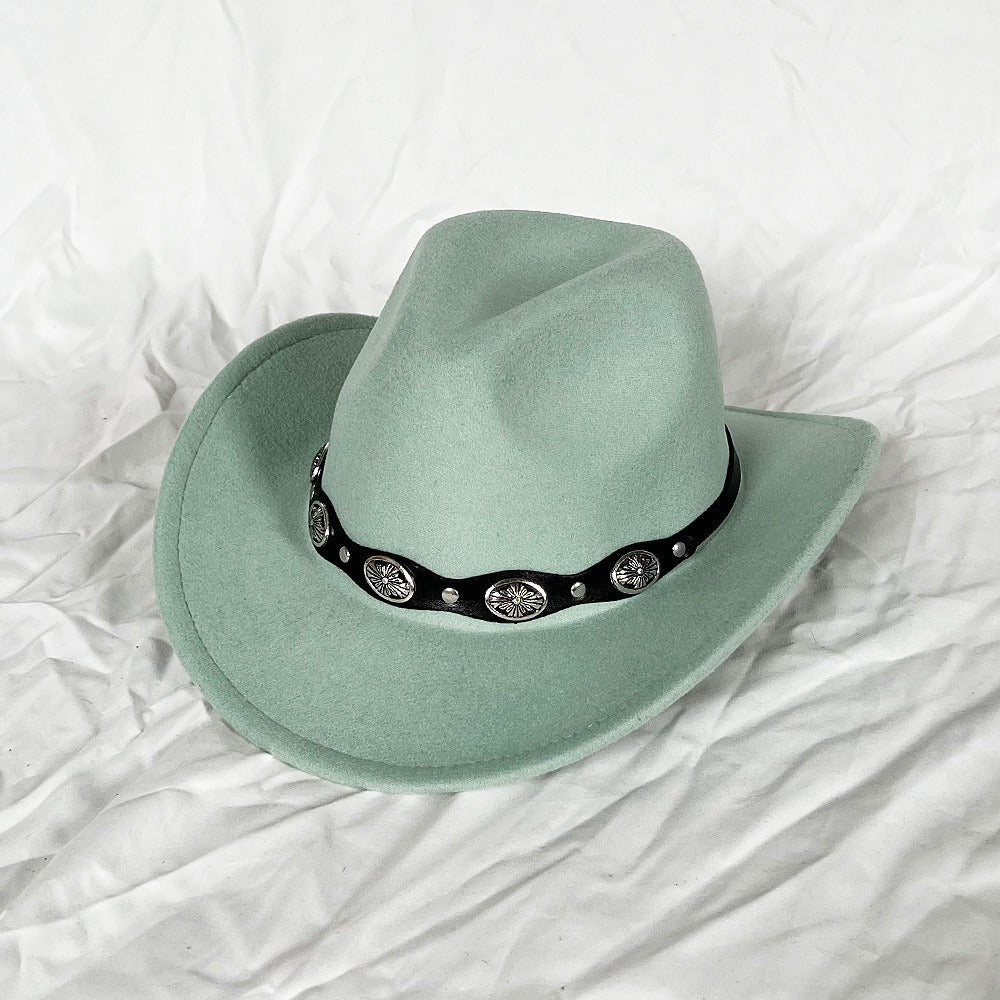 Western Woolen Felt Hat Vintage Style Hat