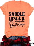 Short sleeved Western T-shirt
