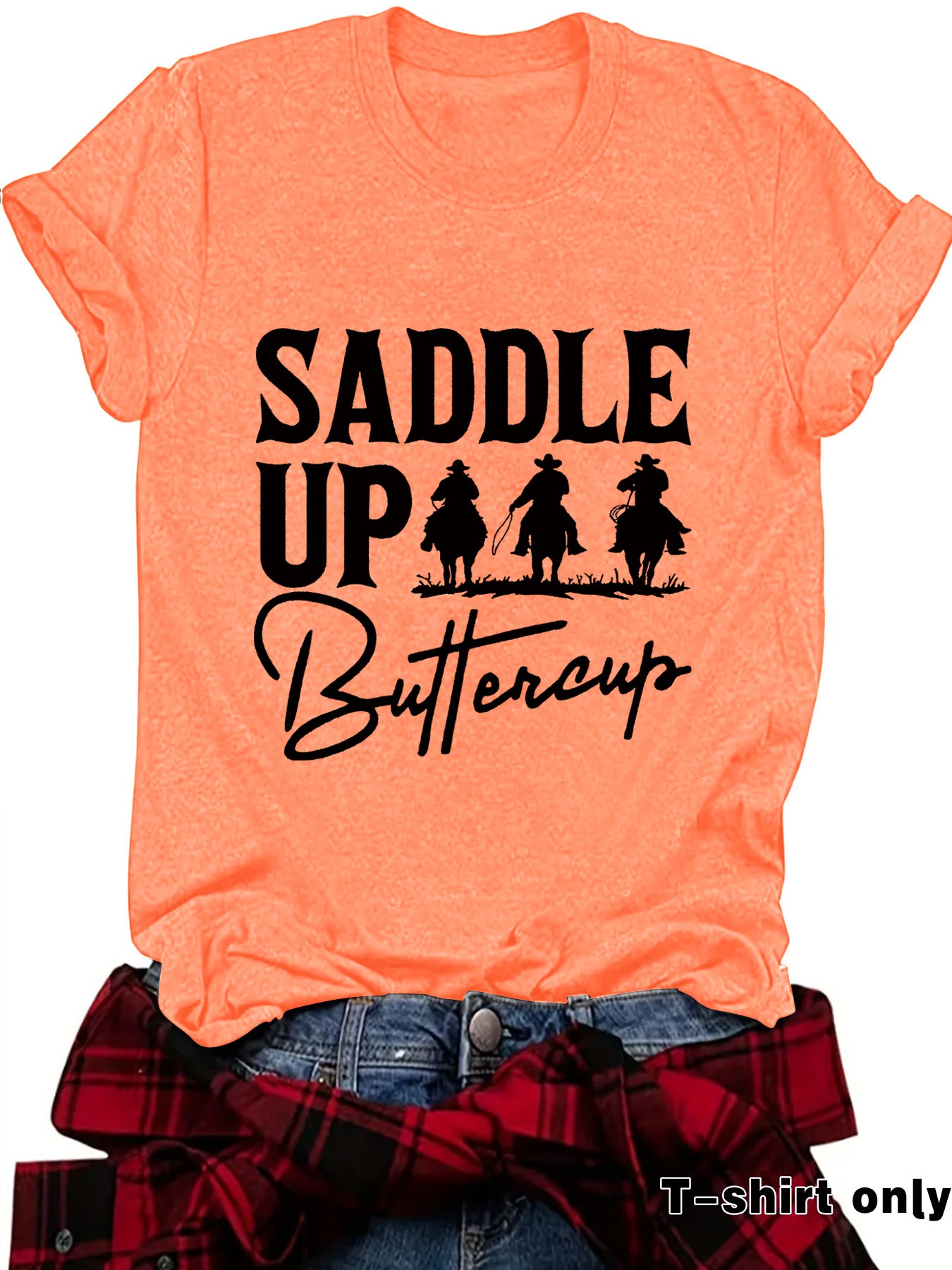 Short sleeved Western T-shirt