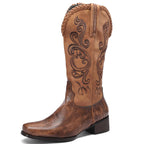 Western Cowboy Leather Boots Women's Boots