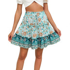 Bohemian Elastic Waist Loose Casual Skirt