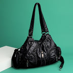 Vintage women's handbag large capacity single shoulder crossbody bag