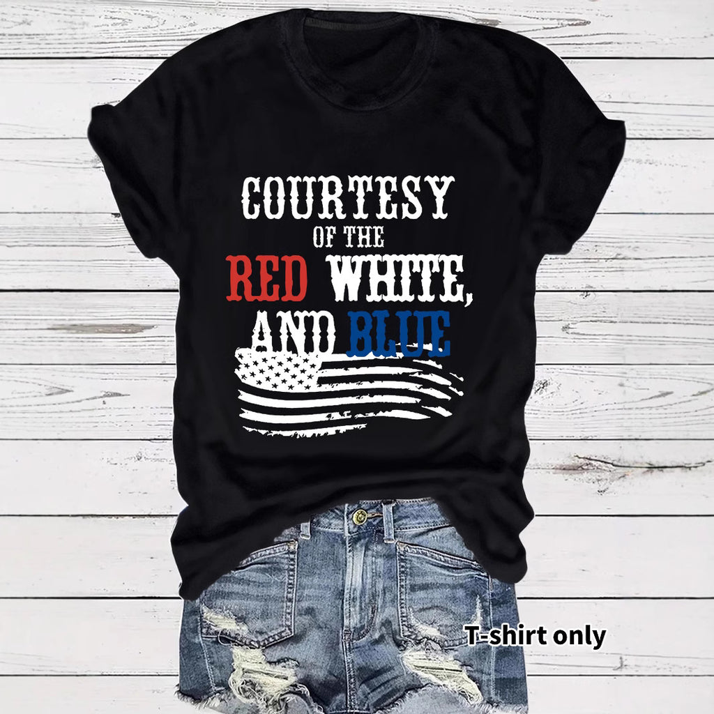 Short sleeved patriotic t-shirt