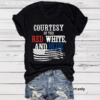 Short sleeved patriotic t-shirt