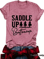 Short sleeved Western T-shirt