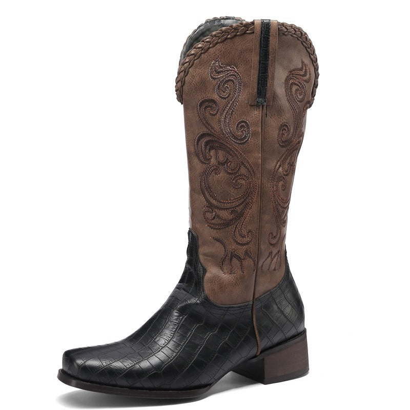 Western Cowboy Leather Boots Women's Boots