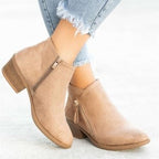 Boots Women's Thick Heel Side Zipper