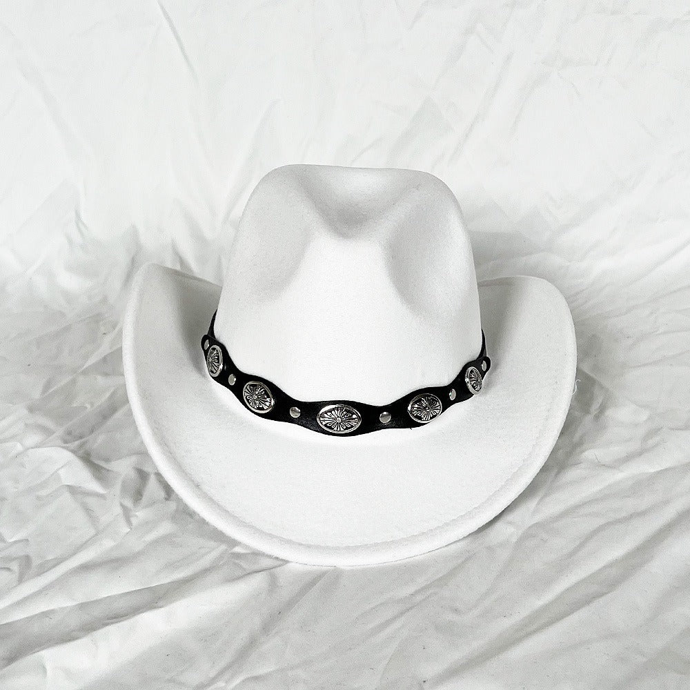 Western Woolen Felt Hat Vintage Style Hat