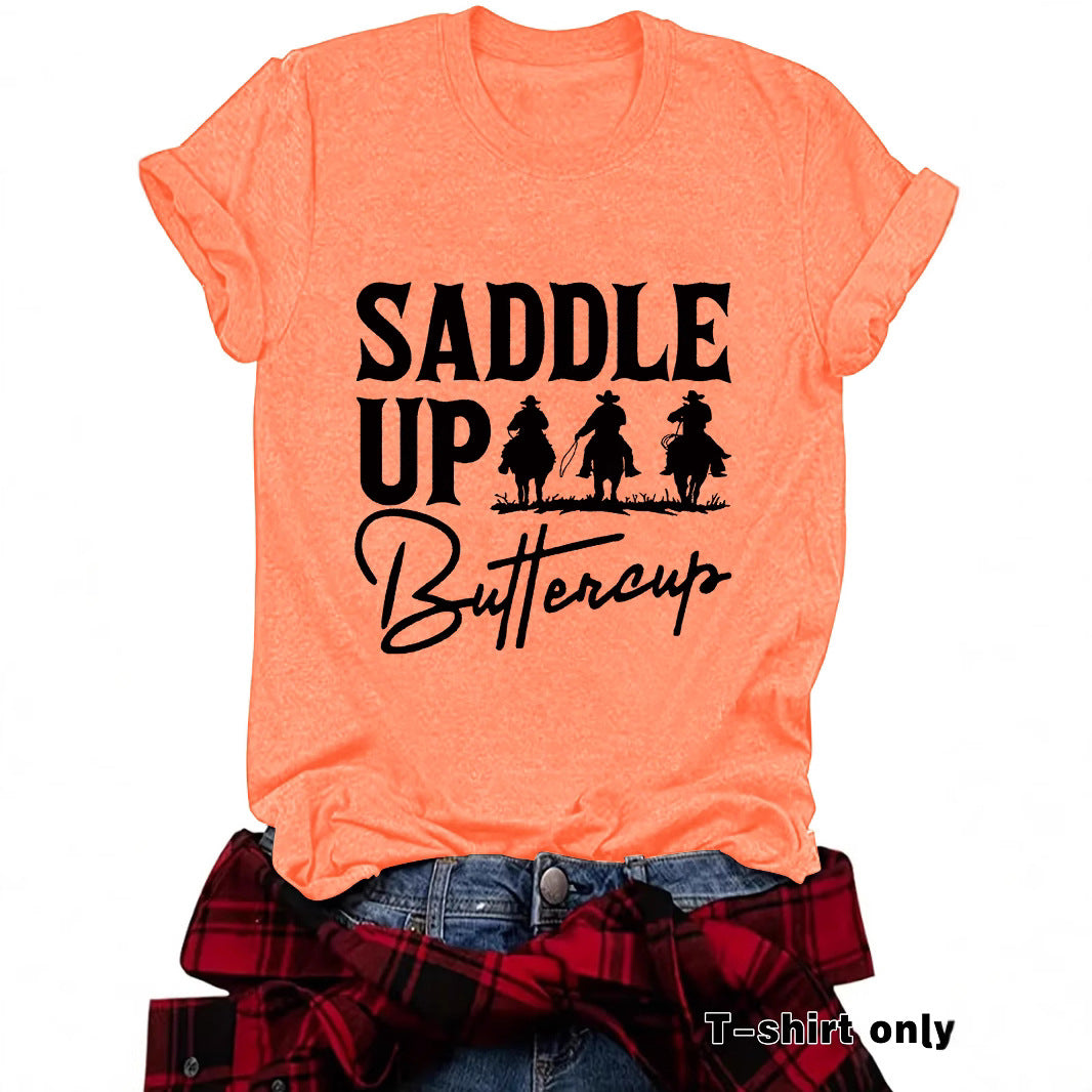 Short sleeved Western T-shirt