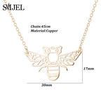 Gold Bee Pendant Necklace & Pendants Party Honey Bee Accessories Everyday Jewelry