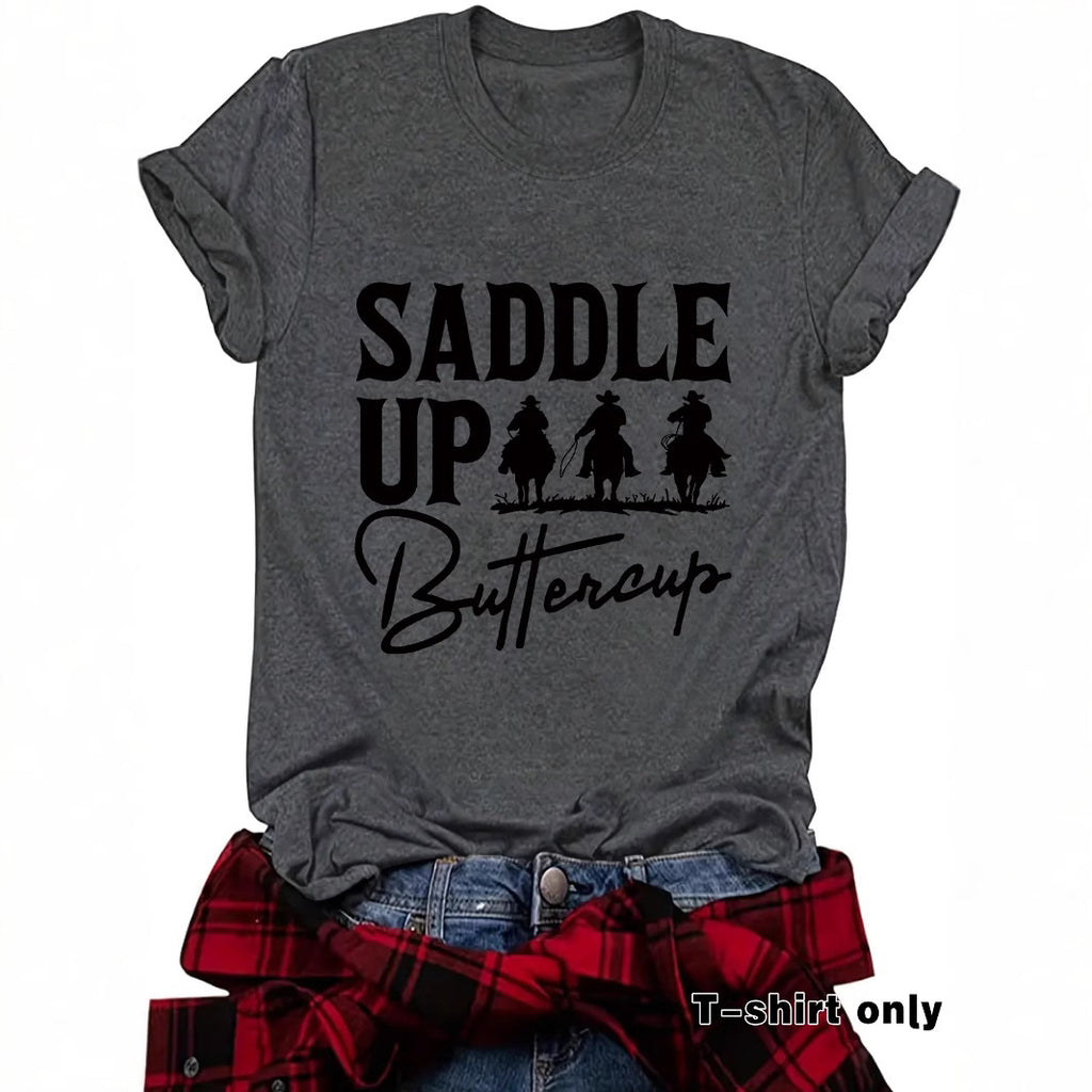Short sleeved Western T-shirt