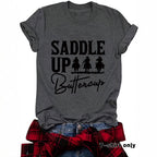 Short sleeved Western T-shirt