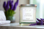 Lovely Lavender Candle Home Decor